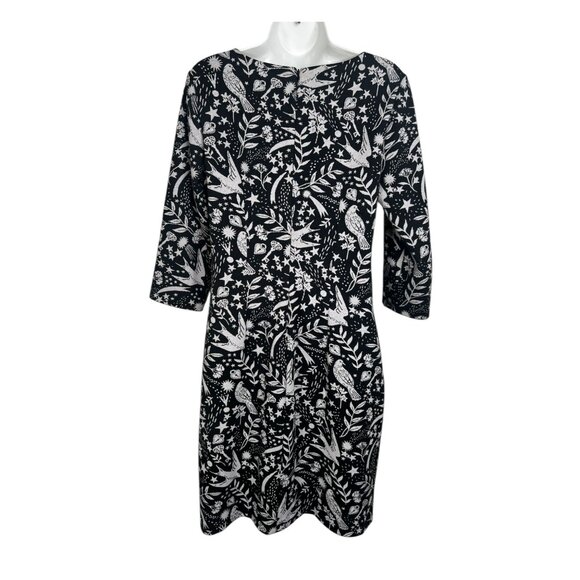 Boden Winifred Pattern Sweater Dress Mystical Jacquard Knit US 8 R - Picture 12 of 16